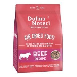 DOLINA NOTECI SUPERFOOD AIR DRIED FOOD Danie z wołowiny karma suszona dla psa 1 kg